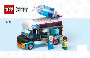 Manual de uso Lego set 60384 City Furgoneta-Pingüino de Granizadas