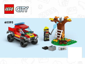 Instrukcja Lego set 60393 City Wóz strażacki 4x4 – misja ratunkowa