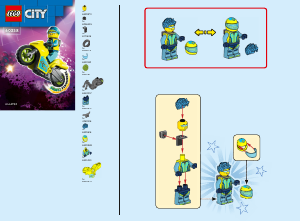 Instrukcja Lego set 60358 City Cybermotocykl kaskaderski