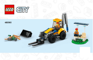 Bruksanvisning Lego set 60385 City Grävmaskin