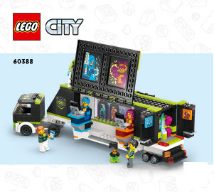 Manual de uso Lego set 60388 City Camión de Torneo de Videojuegos