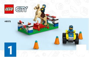 Manual Lego set 60372 City Academia de Treino Policial