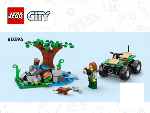 Handleiding Lego set 60394 City Terreinwagen en otterhabitat