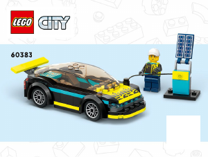 Käyttöohje Lego set 60383 City Täyssähköinen urheiluauto