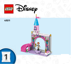 Käyttöohje Lego set 43211 Disney Princess Auroran linna