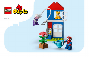 Manual Lego set 10995 Duplo Spider-Mans house