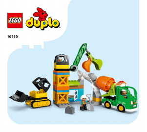 Brugsanvisning Lego set 10990 Duplo Byggeplads