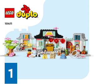 Bedienungsanleitung Lego set 10411 Duplo Lerne etwas über die chinesische Kultur