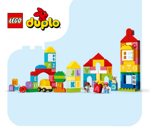 Manual de uso Lego set 10935 Duplo Ciudad Alfabeto