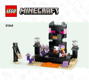 Brugsanvisning Lego set 21242 Minecraft Ender-arenaen