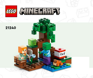 Brugsanvisning Lego set 21240 Minecraft Sumpeventyret