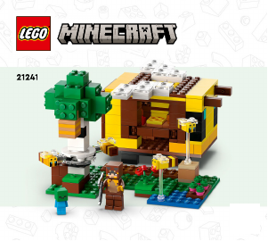 Manual Lego set 21241 Minecraft The bee cottage