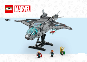 Mode d’emploi Lego set 76248 Super Heroes Le Quinjet des Avengers