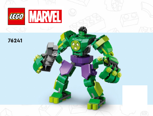 Mode d’emploi Lego set 76241 Super Heroes L'armure robot de Hulk