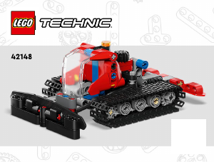 Manuale Lego set 42148 Technic Gatto delle nevi