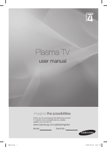 Manual Samsung PS42A450P1D Plasma Television