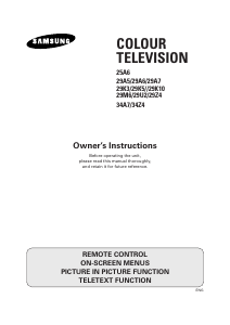 Manual Samsung CS-29M6PN Television