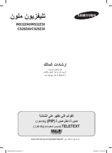 كتيب سامسونج CS-29600 تليفزيون