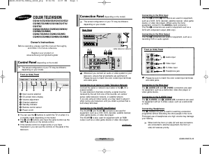 Manual Samsung CS-63210TPF Television
