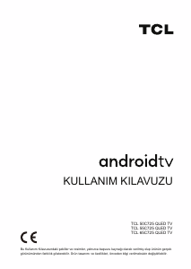Kullanım kılavuzu TCL 55C725 LED televizyon