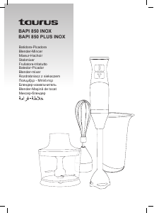 Manual Taurus Bapi 850 Inox Blender de mână