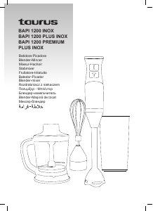 Εγχειρίδιο Taurus Bapi 1200 Inox Μπλέντερ χειρός