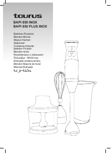 Руководство Taurus Bapi 850 Plus Inox Ручной блендер