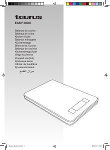 Mode d’emploi Taurus Easy Inox Balance de cuisine
