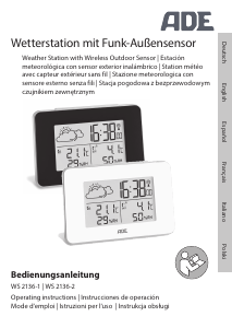 Manuale ADE WS 2136-1 Stazione meteorologica