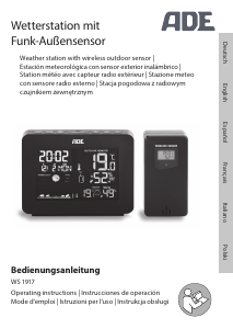 Manual ADE WS 1917 Weather Station
