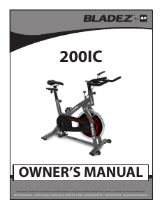 Manual BH Fitness 200IC Bladez Exercise Bike