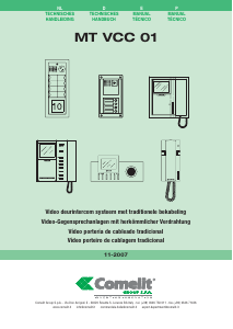 Bedienungsanleitung Comelit MT VCC 01 Türsprechanlage