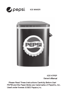 Manual Curtis ICE147PEP Pepsi Ice Cube Maker