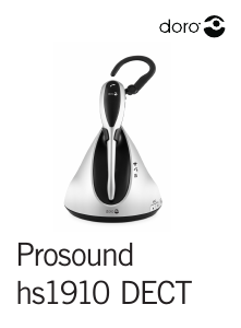 Bruksanvisning Doro HS1910 DECT Prosound Headsett