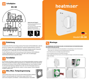 Bedienungsanleitung Heatmiser DS-SB Thermostat