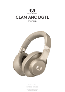 Mode d’emploi Fresh'n Rebel Clam ANC DGTL Casque