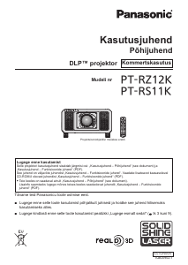 Kasutusjuhend Panasonic PT-RS11K Projektor