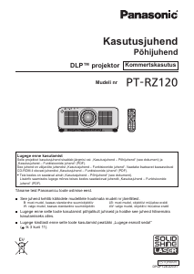 Kasutusjuhend Panasonic PT-RZ120 Projektor