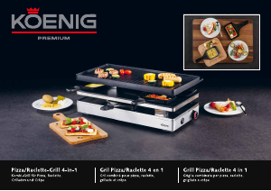 Bedienungsanleitung Koenig B02250 Raclette-grill