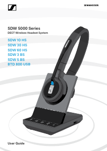 Manual Sennheiser SDW 3 BS Headset