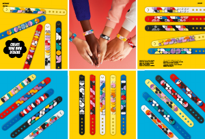 Bruksanvisning Lego set 41947 DOTS Musse och hans vänner – Armband megapack