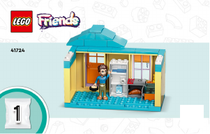 Mode d’emploi Lego set 41724 Friends La maison de Paisley