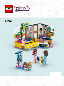 Bruksanvisning Lego set 41740 Friends Aliyas rum