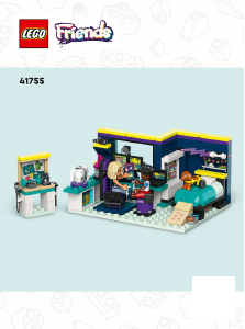 Handleiding Lego set 41755 Friends Novas kamer