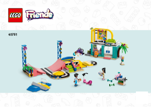 Kullanım kılavuzu Lego set 41751 Friends Kaykay Parkı