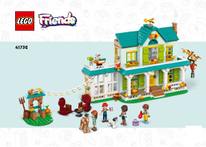 Manual de uso Lego set 41730 Friends Casa de Autumn