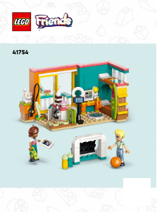 Manual de uso Lego set 41754 Friends Habitación de Leo