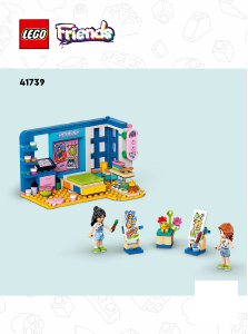 Handleiding Lego set 41739 Friends Lianns kamer