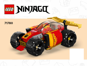 Manual Lego set 71780 Ninjago Kais ninja race car EVO