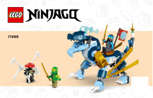 Bruksanvisning Lego set 71800 Ninjago Nyas vattendrake EVO